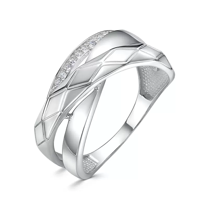 Кольцо дорожка с1107363 серебро