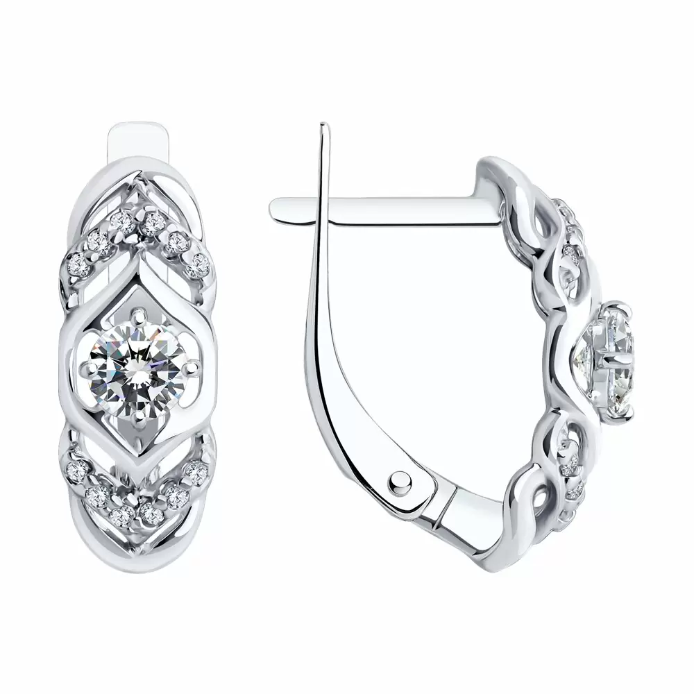 Серьги 94022500 серебро