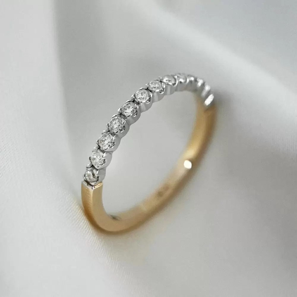Кольцо обручальное 3516005 золото Дорожка_2