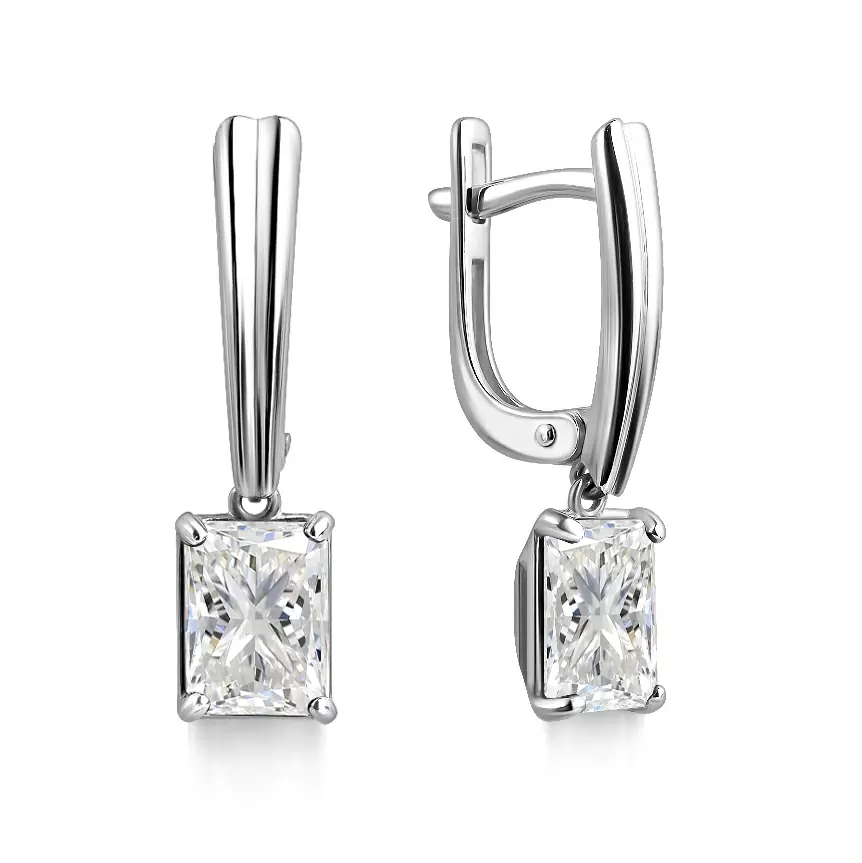 Серьги подвесные 02-1680.00ГХ-00 серебро