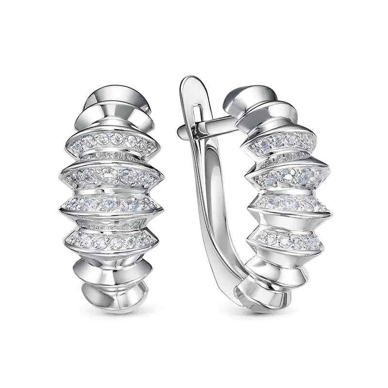 Серьги с1207894 серебро Булгари