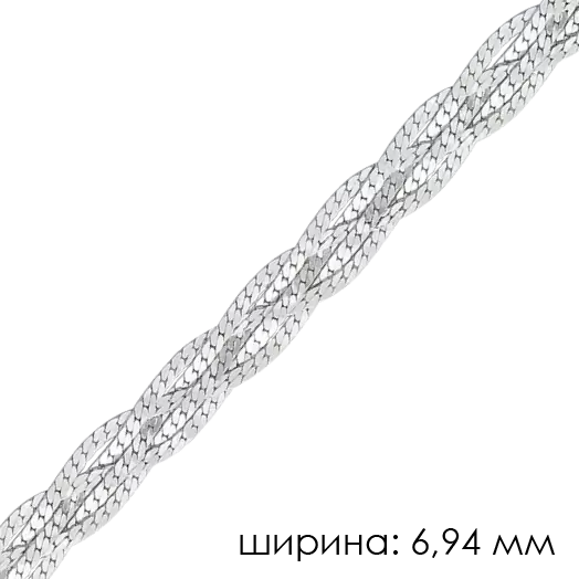 Цепь НЦ22-008Ю-3 d0.50 серебро Полновесная_1