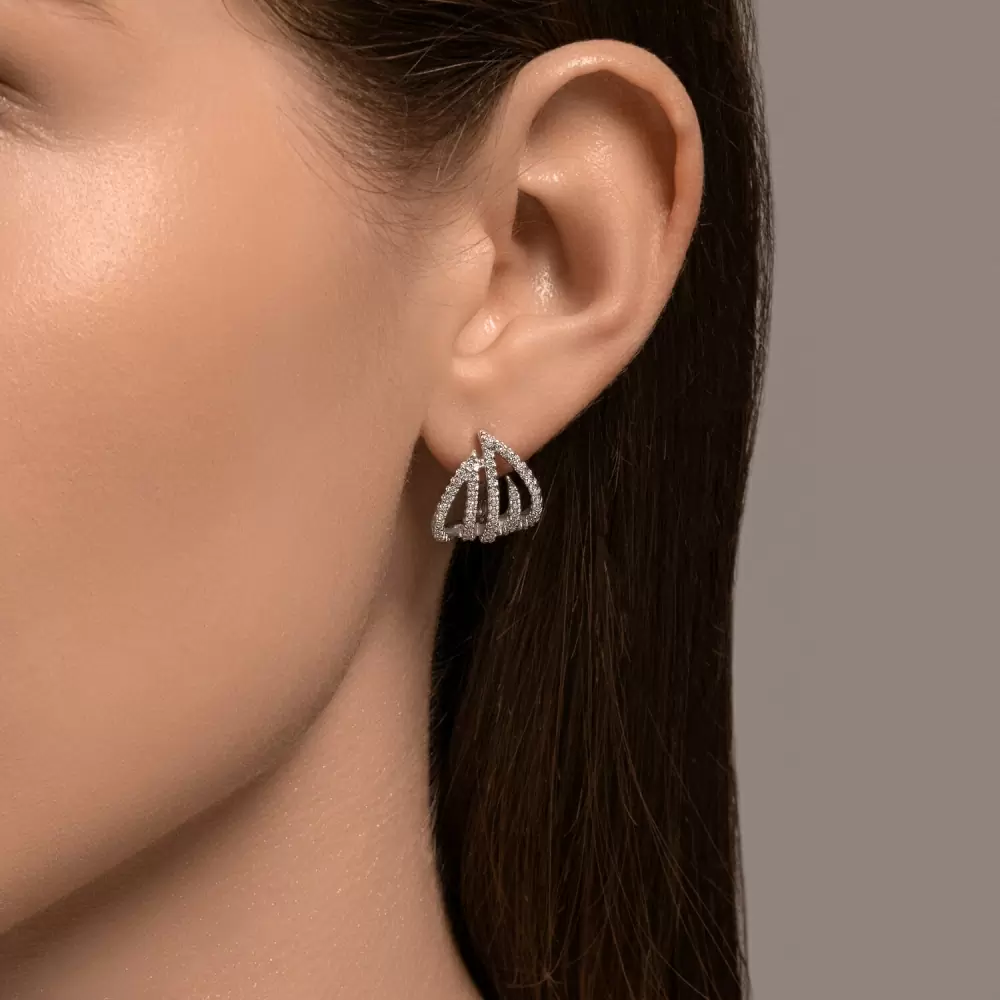 Серьги 94026660 серебро