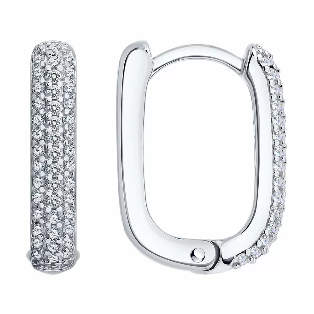 Серьги 94027663-91 серебро