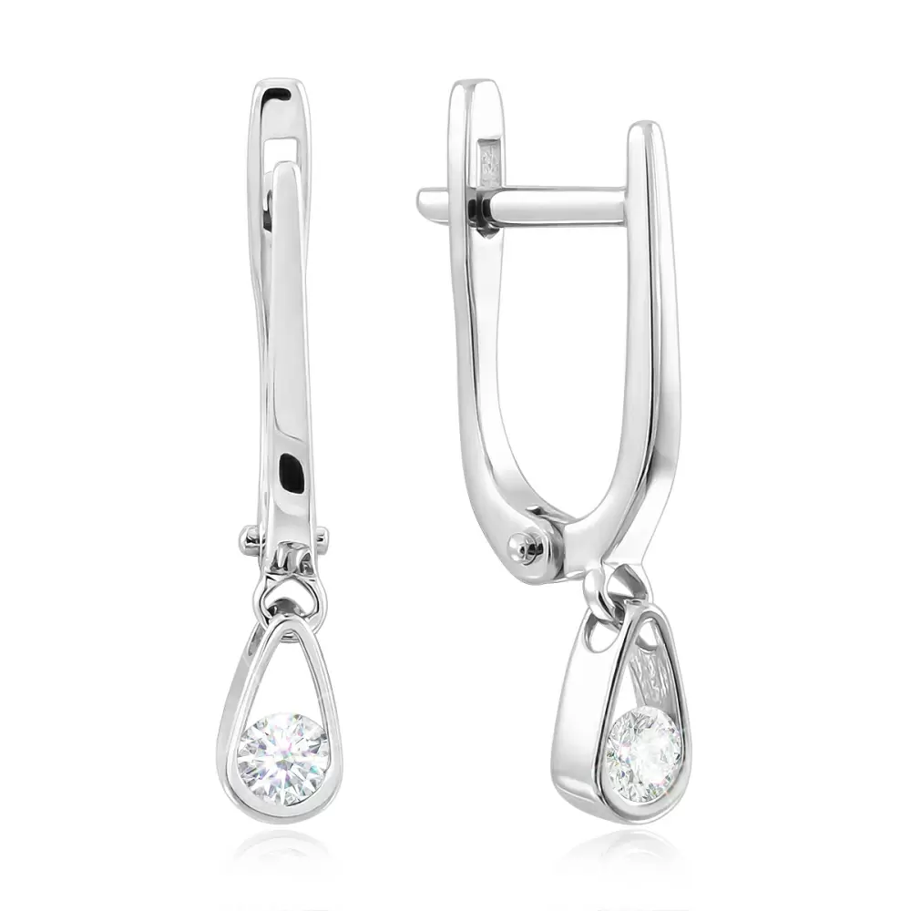 Серьги подвесные 221-1463-01 золото_0