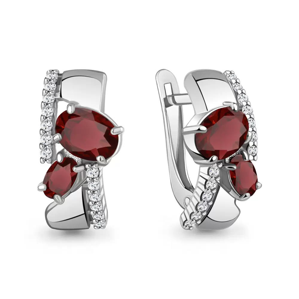 Серьги 45001603А.5 серебро