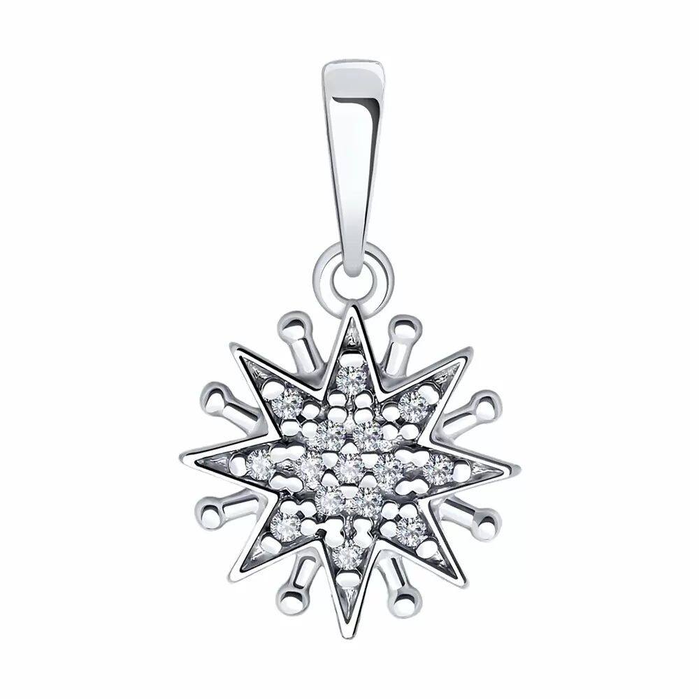 Подвеска 94-130-02109-1 серебро Звезда
