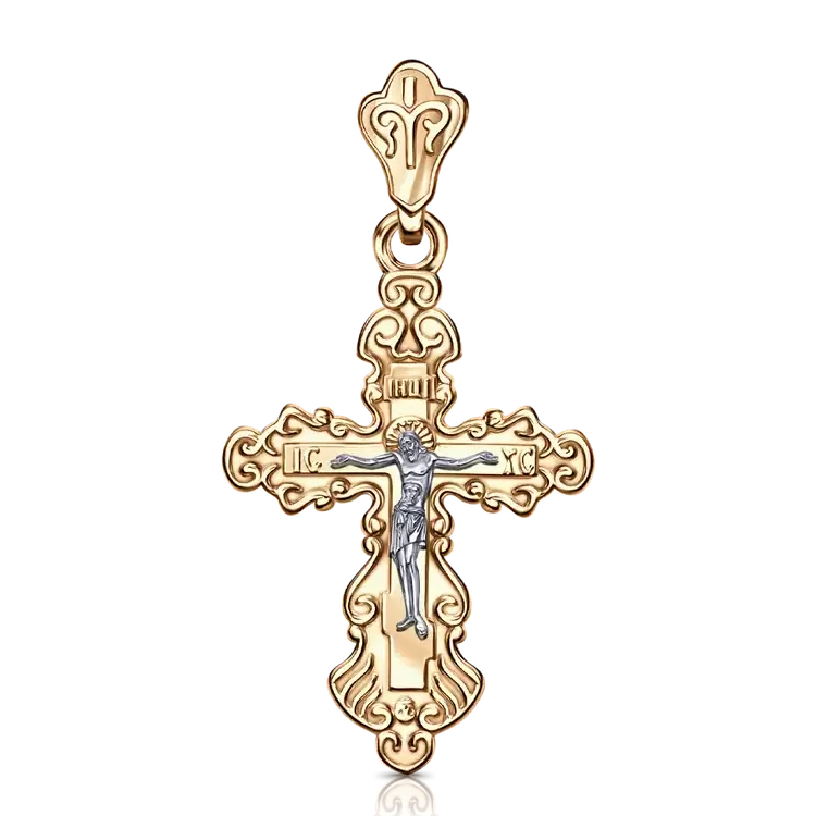 Крест христианский Кр102-2294 золото