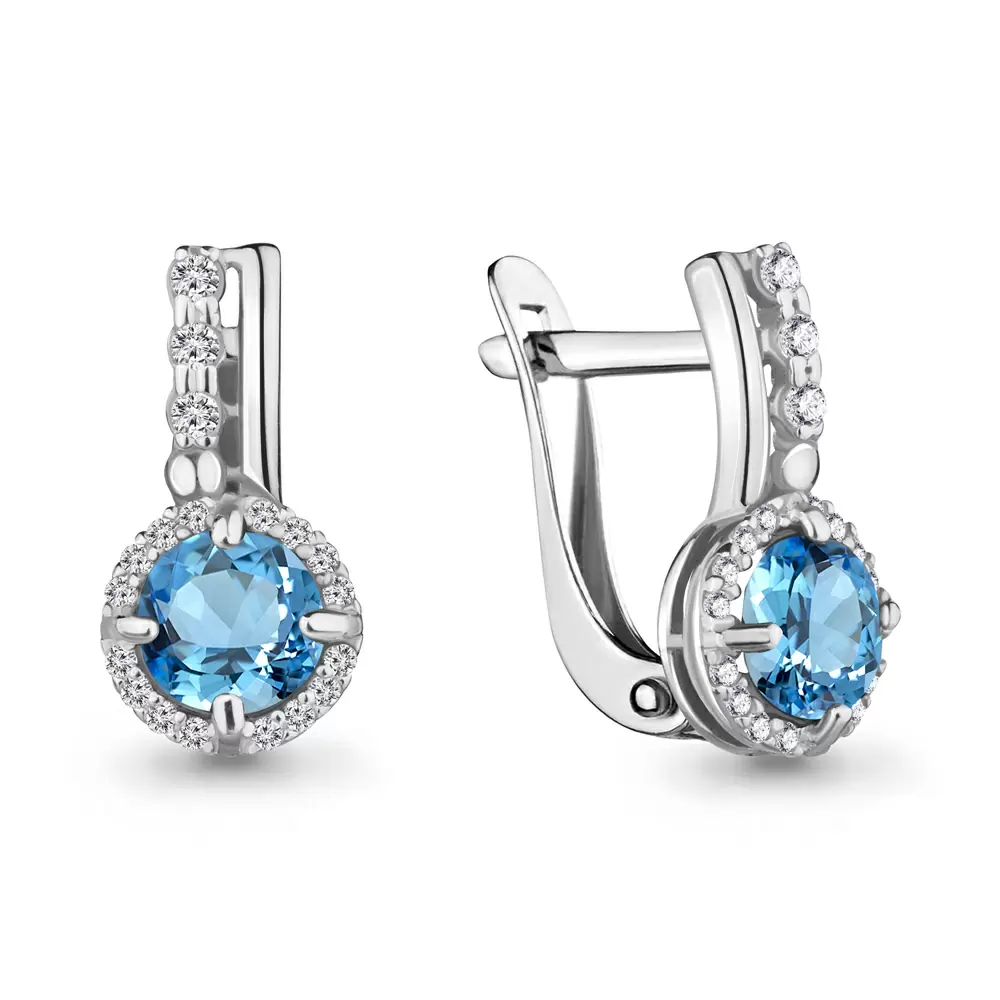 Серьги 4469705А.5 серебро