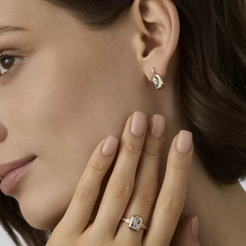 Серьги 26531-100 золото