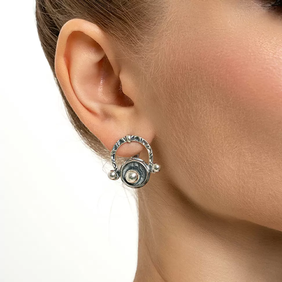 Серьги ER091585NIN-M серебро
