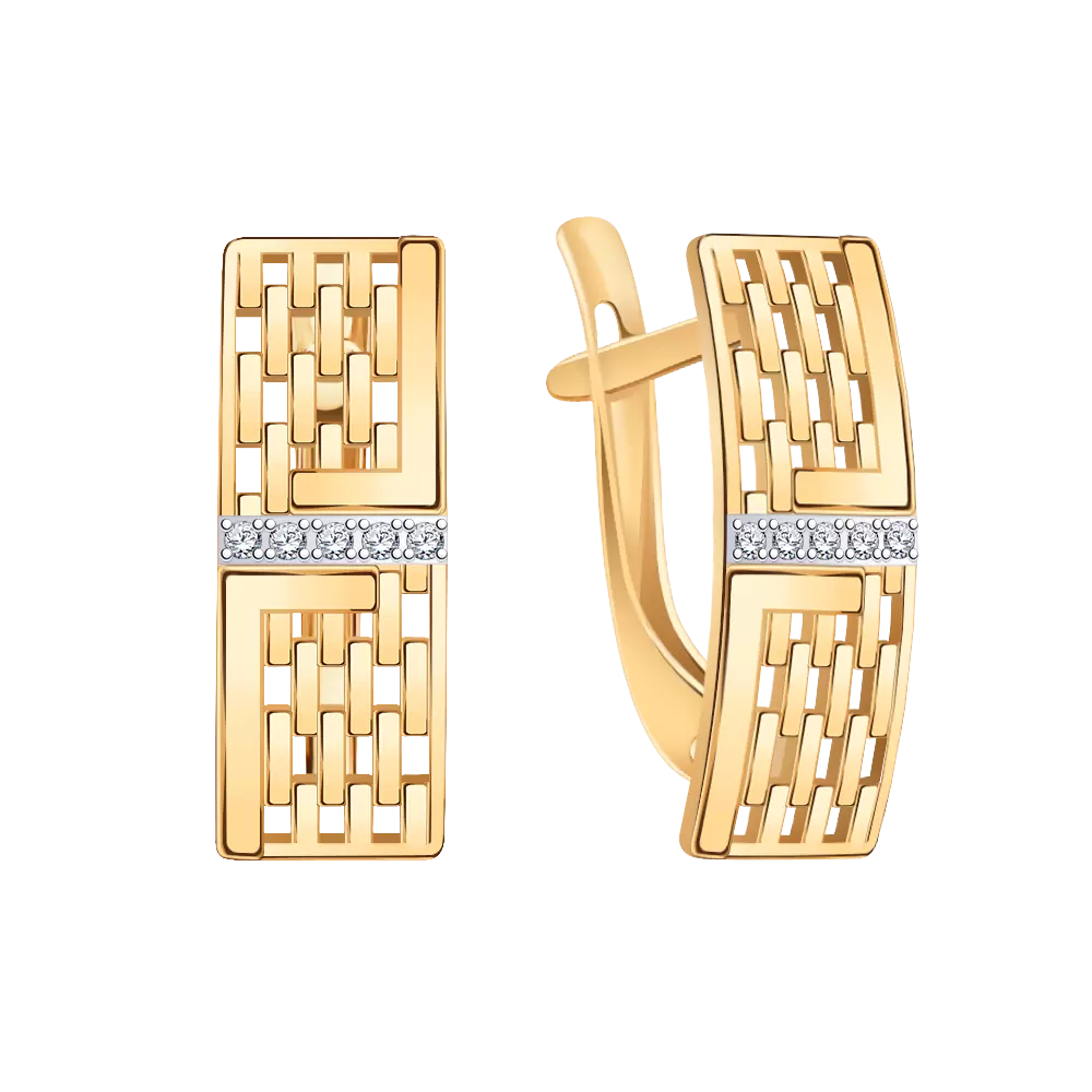 Серьги 21240 золото