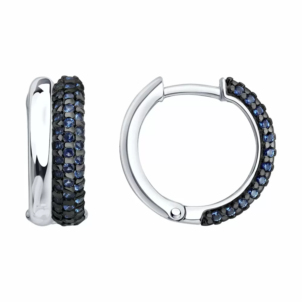 Серьги 94027558 серебро