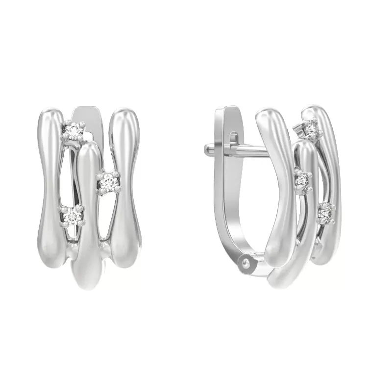 Серьги 1053282-01110 серебро