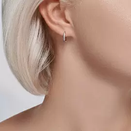 Серьги серьга одиночная 94170274 серебро Колечки_1