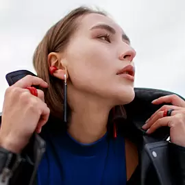 Серьги кафф 00-00000043 кр без пробы_2
