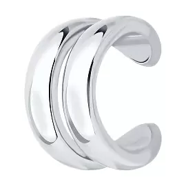 Серьги кафф 94170371 серебро_0