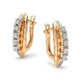 Серьги 26150-100 золото Дорожка_0