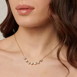 Колье BYM162 ювелирный сплав_1
