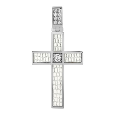 Крест декоративный FJ-kp2.c серебро