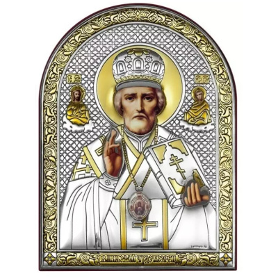 Икона 6392.O3 ювелирный сплав Святой Николай Чудотворец