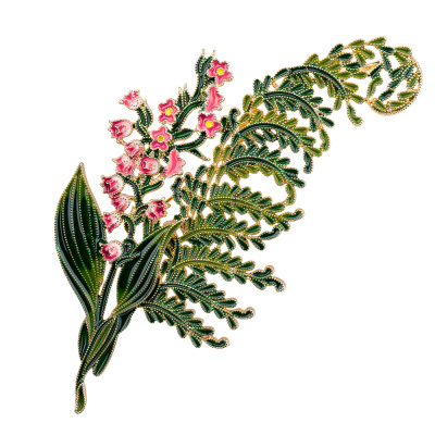 Брошь 504407520-3 ювелирный сплав Цветок