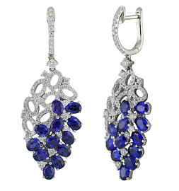 Серьги подвесные E139-S00410E золото