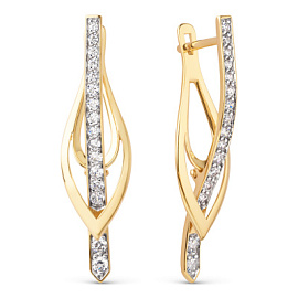 Серьги 018862-4102 золото