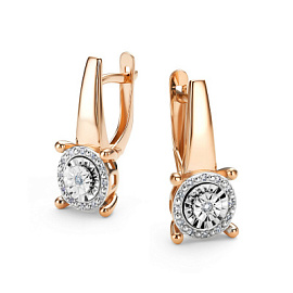 Серьги 26361-100 золото