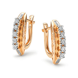 Серьги 26150-100 золото Дорожка