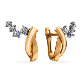 Серьги 01-216770 золото
